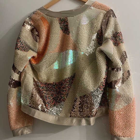 Sequin Patchwork Sweater - Picture 2 of 2